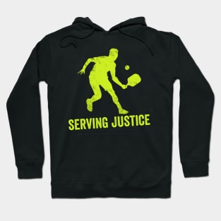 Pickleball Gifts Service Justice funny Pickleball Shirt Hoodie